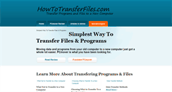 Desktop Screenshot of howtotransferfiles.com